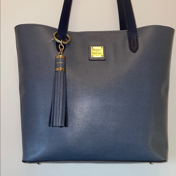 Dooney & Bourke Tassel Hadley Tote and Dust Bag - Picture 6 of 11